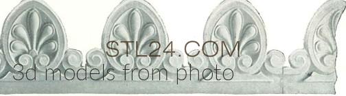 Фризы (FRIESE_1672 -  | 3D model 3DSMAX / OBJ / STL) 3D модель для ЧПУ станка